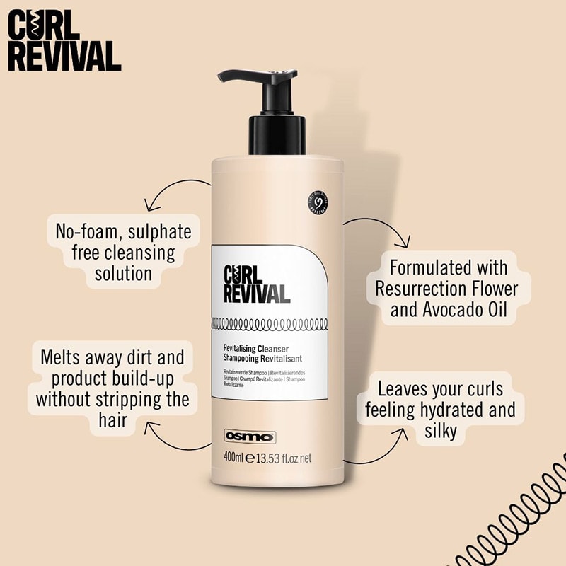 OSMO CURL REVIVAL CLEANSER 400ML