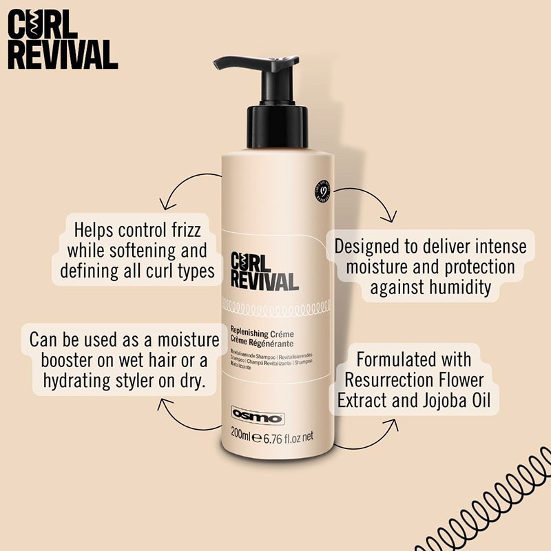 OSMO CURL REVIVAL REPLENISH CREAM 200ML