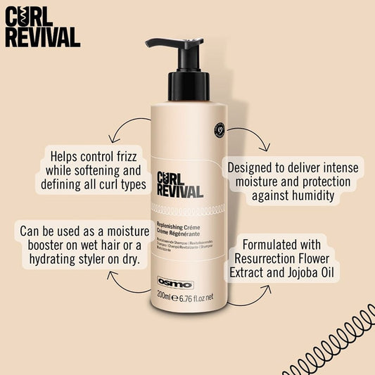 OSMO CURL REVIVAL REPLENISH CREAM 200ML