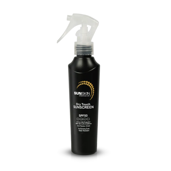 SUNSKIN SPF50 BODY & FACE SPRAY DRY TOUCH 150ML (BLACK)