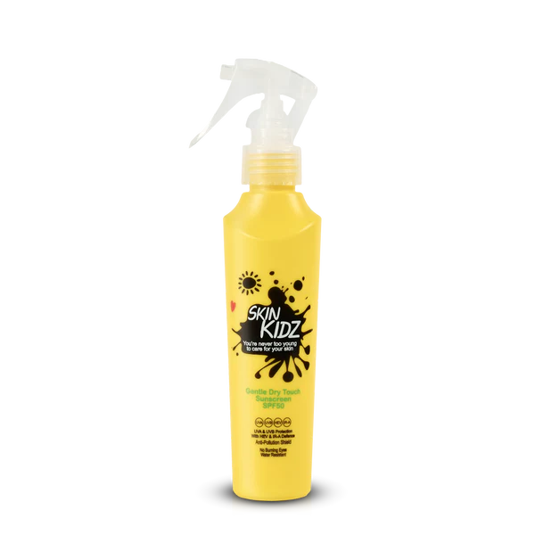 SUNSKIN KIDZ SPF50 DRY TOUCH SPRAY YELLOW 150ML