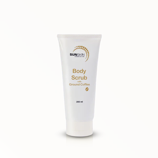SUNSKIN BODY SCRUB WITH GROUND COFFEE 200ML